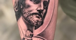 San Judas Tadeo tattoo design