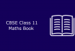 cbse class 11 maths book